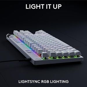 Teclado para juegos con cable <span class=keywords><strong>Logitech</strong></span> <span class=keywords><strong>G</strong></span> <span class=keywords><strong>Pro</strong></span> X TKL, interruptores analógicos magnéticos sin llave rápidos, modo de disparo de iluminación RGB mecánico - Product Image 4