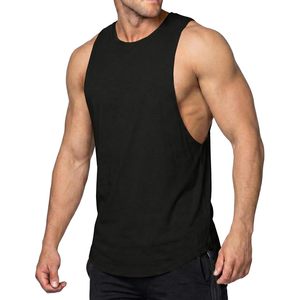 FOXA Mens Drop Arm Tank Top 100% Cotton Breathable Gym Workout Sleeveless Muscle Shirt Summer <b>Tee</b> - Product Image 1