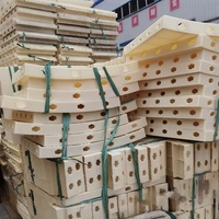 Panneau de coffrage en plastique ABS recyclé haute résistance et réutilisable pour le béton, les caniveaux, les pentes de rivières, les piliers et les coffrages de centres commerciaux