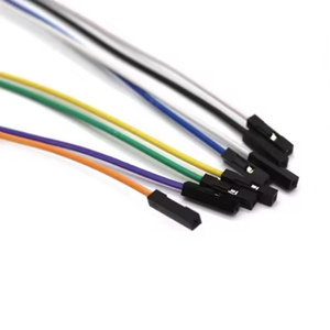 Dupont 2.54MM Pitch 1P Erkek - Dişi Konnektör Hattı 2/3/4/5/6 Pin Arduino için Dupont Jumper Tel Kablo 22 24 AWG 10CM/20CM/30CM - Product Image 6