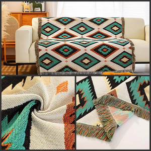 2024 Hot Atacado Confortável Sudoeste Tapete decorativo para Sofá-cama Família Outdoor Viagem Tapeçaria Cobertores - Product Image 2