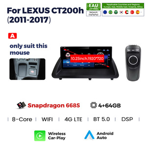 Navifly Android 13 8 + 256GB 8 Core DSP Car-play Android Anto per LEXUS CT200h supporto 4G LTE e Wifi Bt - Product Image 2