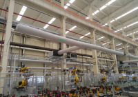 Buding Conduits de ventilation flexibles en tissu légers à montage rapide pour systèmes de climatisation industrielle et CVC