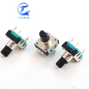 Terwin EC12 360 grados 24 pulso codificador <span class=keywords><strong>incremental</strong></span> Car Audio 5Pin codificador rotatorio con interruptor de botón mango 12mm - Product Image 2