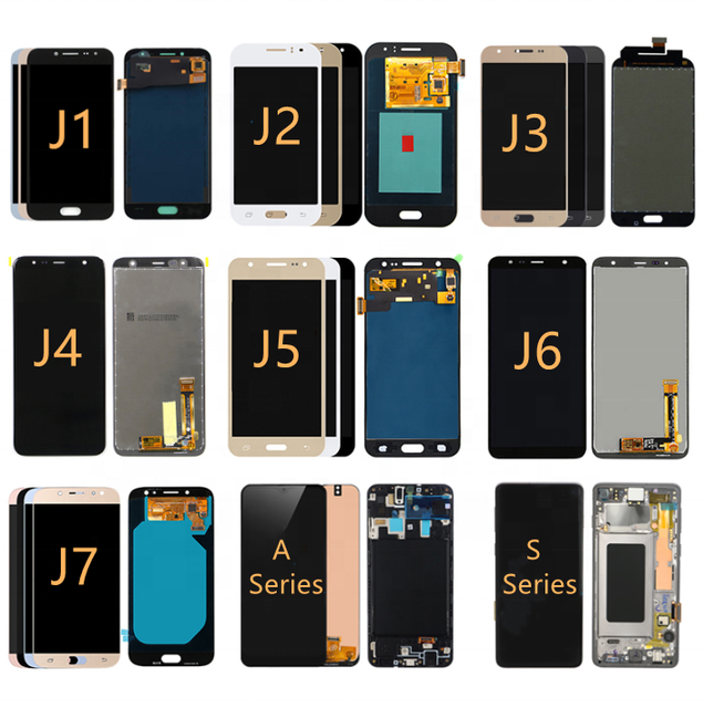 Original Mobile Phone Lcd for J7 J7 Pro J8 J6 J5 Oled Lcd Display, Pantalla Amoled Incell Screen for J7 Pro