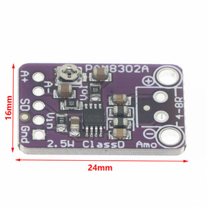 PAM8302 เครื่องขยายเสียงช่องเดียว 2.5W โมดูลพลังงานคลาส D สำหรับโครงการอาร์ดูโน่ - Product Image 3