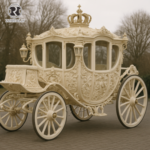 Chariot de mariage électrique de style européen, chariot royal de style classique tiré par des chevaux, nouveau modèle, à <span class=keywords><strong>vendre</strong></span> - Product Image 1