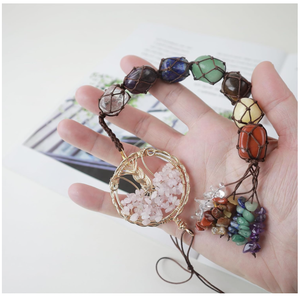 Adorno colgante de Chakra de cristal bonito hecho a mano, Kits y accesorios de Interior de coche ostentosos, decoración de ventana Feng Shui - Product Image 2