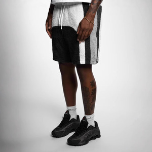 กางเกงจ็อกเกอร์ทรงหลวมสไตล์สตรีทแวร์สำหรับผู้ชาย ผ้าฝ้าย 500gsm ไม่ยับง่าย สวมใส่สบาย ทรงเข้ารูป ลายสก็อต กางเกงขาสั้นทรงทีเลอร์ - Product Image 2