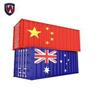 Transitaire maritime porte-à-porte DDP de la Chine vers l'Australie et la Nouvelle-Zélande