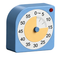 Minuteur de cuisine analogique et numérique rotatif visuel mécanique pour enfants, 60 minutes, idéal pour la salle de classe, le bureau, le restaurant, ou comme cadeau.