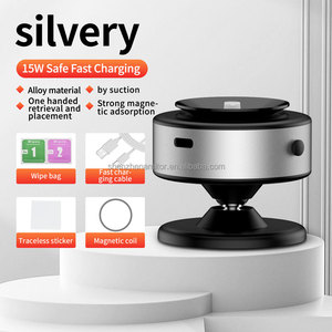 X11 soporte de teléfono de coche inteligente magnético de doble cara giratorio de 360 grados para un uso fácil soporte de teléfono de succión de vacío fuerte - Product Image 2