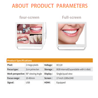 Endoscope médical dentaire électrique portable intégré avec scanner intra-oral numérique HD 17 pouces, application/WiFi HDMI pour moteur endodontique