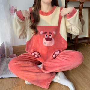 <span class=keywords><strong>Pijama</strong></span> de Invierno Suave de Dos Piezas, Ropa de Dormir, <span class=keywords><strong>Pijama</strong></span> Kt My Cute para Mujer - Product Image 2