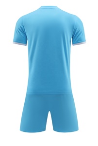 Conjuntos de fútbol transpirables uniformes de equipo de fútbol sublimación personalizados - Product Image 3