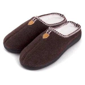 वृद्ध लोगों के लिए शीतकालीन चप्पलें इनडोर आउटडोर चप्पलें पुरुषों के जूते