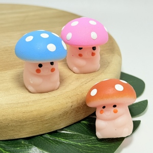 CHENXI Antistress Mushroom <b>Squeeze</b> Toys Cute Stress <b>Ball</b> Soft Sticky Stress Relief Funny Mini Mochi Squishy Toy Unisex - Product Image 2