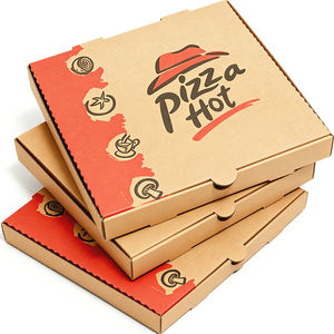 Scatole per Pizza in Cartone Ondulato Usa e Getta con Logo Personalizzato - Product Image 1