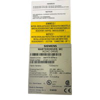 6SE7015 -0EP50-Z Masterdrives mc Convertidor 0EP50Z
