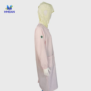 ROSE Polyester Grandes Poches Antistatique Robe À Capuche Lab <span class=keywords><strong>Blouse</strong></span> ESD SMOCK <span class=keywords><strong>Blouse</strong></span> Mdicale - Product Image 5