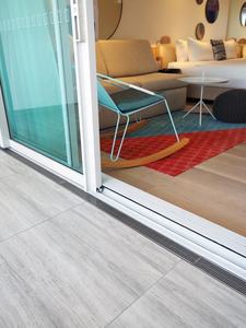 Système de drainage pour porte coulissante <span class=keywords><strong>en</strong></span> aluminium, seuil zéro, grille de drainage <span class=keywords><strong>en</strong></span> fil métallique - Product Image 5