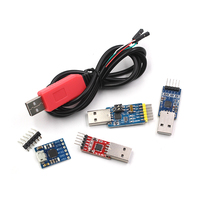 Módulo convertidor serial USB a TTL Tejiate CP2102, placa de montaje 6 en 1, adaptador de programación UART RS485 RS232, 3.3V 5V