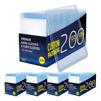 Fundas Protectoras Transparentes Anti-doblez para Tarjetas Coleccionables de Tamaño Estándar 3x4, de Marca Personalizada