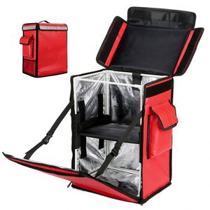 Mochila térmica de poliéster grande para entrega, nueva, avanzada, impermeable, aislada, de 20L, ecológica, para alimentos, para motocicleta, al por mayor - Product Image 3