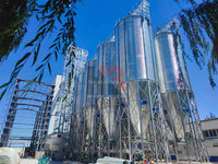 Silos de stockage intérieurs pour le son de blé