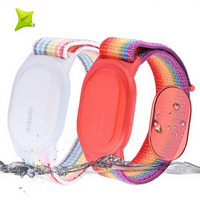 Bracelet de montre en nylon souple avec boucle auto-agrippante pour localisateur anti-perte étanche compatible pour enfants