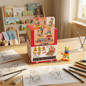 Jouet Clown Marchant sur les Mains à Remonter, Kit de Jeu Éducatif DIY, Jouet en Plastique à Accrocher pour Enfants - Product Image 1