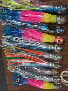 Señuelo de Pesca de Arrastre en Alta Mar para <span class=keywords><strong>Marlin</strong></span> y Atún, Señuelo de Pesca de Fondo con Cola de <span class=keywords><strong>Marlin</strong></span> - Product Image 1