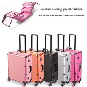 Mallette professionnelle de Studio de maquillage, valise multi-fonctionnelle à lumière Led, pour <span class=keywords><strong>Salon</strong></span> de beauté et cosmétiques avec jambes rétractable, neuf - Product Image 5