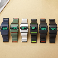 2026 Jam Tangan Digital Antik Futuristik untuk Pria, Trendi untuk Siswa SMP dan SMA