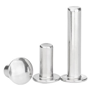 10 pièces/sac Rivets pleins de qualité supérieure en acier inoxydable 304 <span class=keywords><strong>à</strong></span> tête plate et ronde M2 M2.5 M3 M5 M6 Rivets pleins <span class=keywords><strong>à</strong></span> tête cylindrique personnalisables - Product Image 2