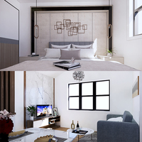 Quacent, nouvelle conception, maison préfabriquée de luxe à deux étages, décoration complète, moderne, installation rapide, villa, hôtel, petite maison préfabriquée