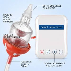 Aspirador Nasal Eléctrico <span class=keywords><strong>para</strong></span> Bebés YOOHAN, Diseño Anti-reflujo, Succión Suave y Ajustable, Limpiador Nasal Recargable e Inteligente <span class=keywords><strong>para</strong></span> Recién Nacidos - Product Image 3