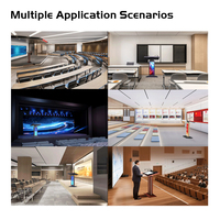 Nuevo Podio Digital Moderno OEM 2026 con Pantalla Táctil LED para Interiores, Escuelas, Aulas, Conferencias, Auditorios, Iglesias y Discursos
