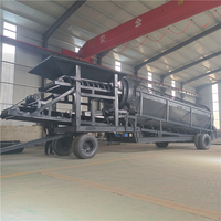 Compost mobile Trommel Topsoil Screener Sifting Topsoil Screening Plant Tambour Screen Plant à vendre