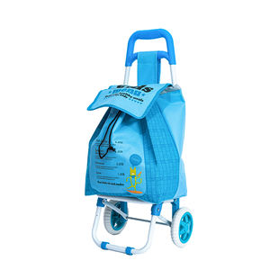 नवीनतम चीन मॉडल पोर्टेबल ट्रैवल फोल्डिंग पालतू सामान ट्रॉली सुपरमार्केट शॉपिंग स्टील और कपड़े ट्रॉली - Product Image 3