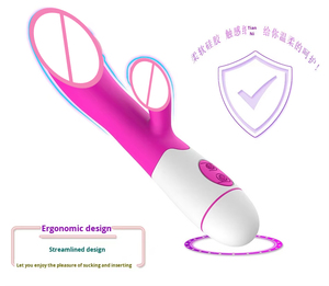 Vibratore a 30 Frequenze Impermeabile, Dildo Stimolatore Clitorideo con Silicone Morbido e Flessibile, Funzionamento Silenzioso e Sicuro per la Pelle, Vibratore per Donne - Product Image 5