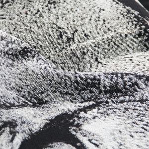 MOQ 1 pièce <span class=keywords><strong>Couverture</strong></span> tapisserie jacquard tissée sur mesure de haute qualité, motif <span class=keywords><strong>Roi</strong></span> <span class=keywords><strong>Lion</strong></span> noir et blanc, 20% Coton 80% Polyester - Product Image 4