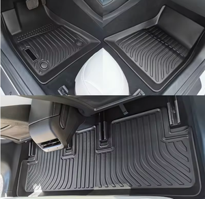 Alfombrillas para Vehículos para Todo Clima, Alfombrillas 3D de TPE Termoformadas, Alfombrillas Impermeables para el <span class=keywords><strong>Interior</strong></span> del Automóvil, Alfombrillas para Volkswagen VW Tiguan 2017-2023 - Product Image 5