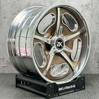Jantes Bku forgées en 2 parties 5x120.65 pour Chevrolet Corvette C4 C1 C2 C3, jantes en alliage personnalisées de 18, 19 et 20 pouces