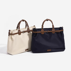 Sac à main pour femme de grande capacité haut de gamme 2025, sac à bandoulière unique, nylon imperméable, fermeture éclair, sac à dos pour ordinateur portable, design porté à la main, bandoulière - Product Image 1