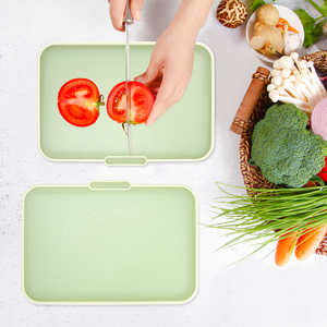 Juego <span class=keywords><strong>de</strong></span> 3 Tablas <span class=keywords><strong>de</strong></span> Cortar <span class=keywords><strong>de</strong></span> Paja <span class=keywords><strong>de</strong></span> Trigo y Plástico PP, Antideslizantes, <span class=keywords><strong>de</strong></span> Colores, Reversibles - Product Image 4