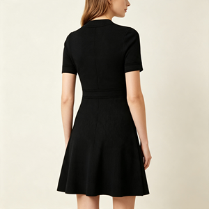 Daily Casual Shopping High End Fashion Design Custom Logo Available Knit Wholesale Women's Mini <b>Dress</b> - Product Image 3