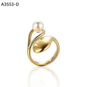Fashion <b>Ring</b> with PERLAS A3553 for Women High Quality Jewelry - Product Image 2