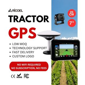 เครื่องนำทาง GPS แบบพกพา RICOEL หน้าจอสัมผัส 7 นิ้ว กันน้ำ ความแม่นยำ 20 ซม. สำหรับรถแทรกเตอร์การเกษตร-ระบบแอนดรอยด์ พร้อมข้อมูลจราจรแบบเรียลไทม์ - Product Image 1