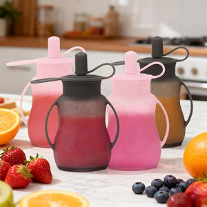 Bolsa <span class=keywords><strong>para</strong></span> Almacenar Alimentos <span class=keywords><strong>para</strong></span> Bebés <span class=keywords><strong>con</strong></span> Cuchara de Silicona Suave y Asa, <span class=keywords><strong>para</strong></span> Presionar y Conservar Papillas, Purés y <span class=keywords><strong>Leche</strong></span> <span class=keywords><strong>Materna</strong></span>, Modelo 02 - Product Image 1